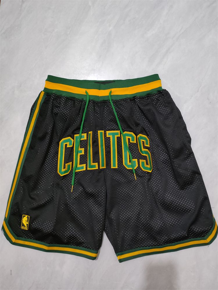 2025 Men NBA Boston Celtics Shorts Black style 1->boston celtics->NBA Jersey